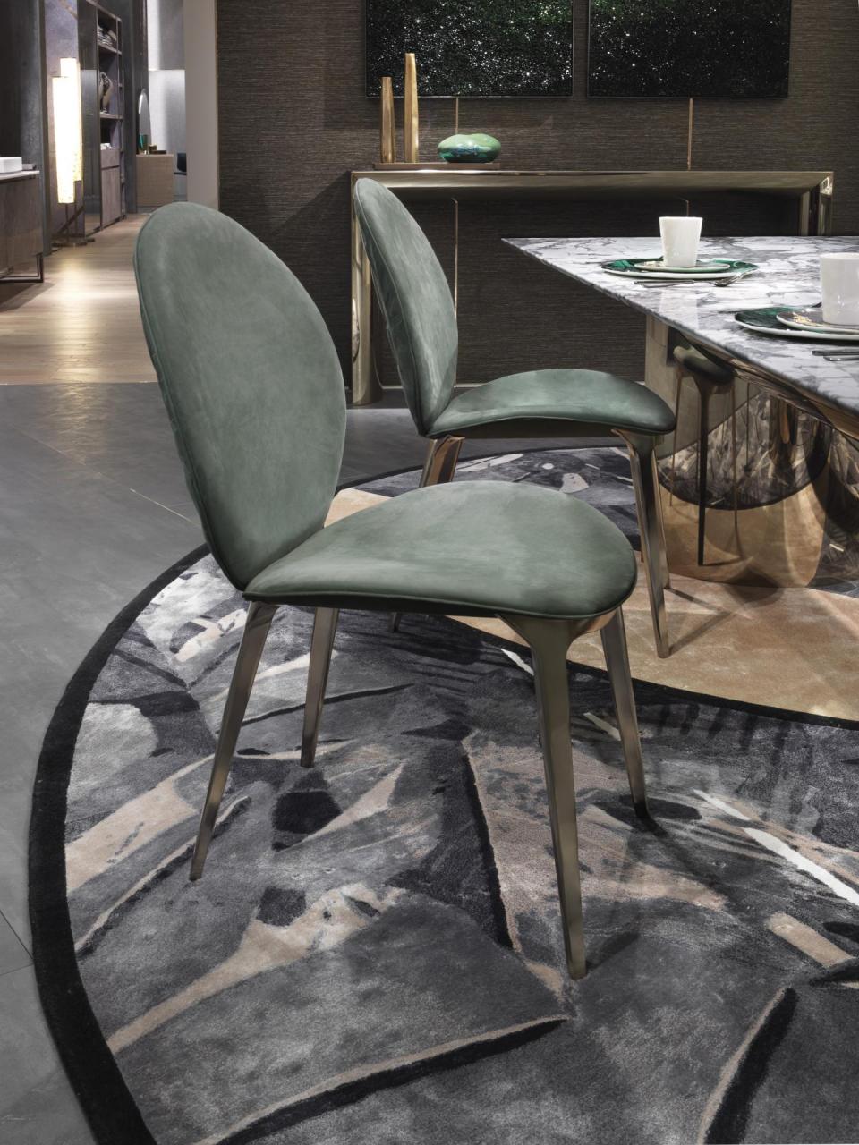 Manufacturer custom made luxury dining chair and table set